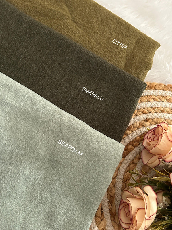 Textured Cotton Hijab – Made in Turkey