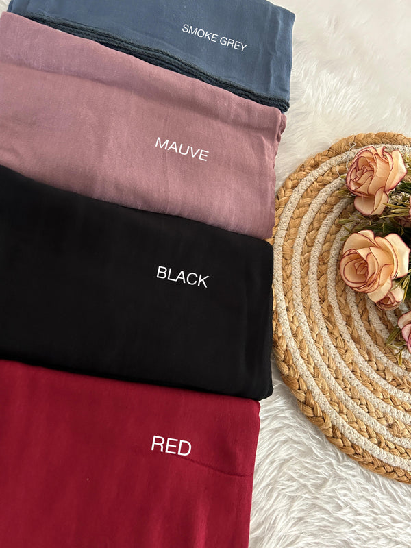 Premium Bamboo Jersey Hijab – Made in Turkey