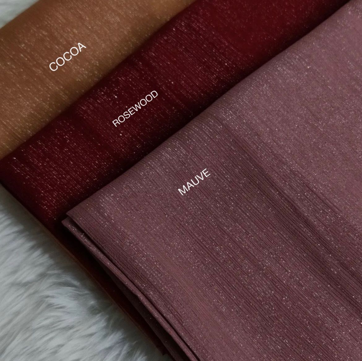 Shimmer Chiffon Hijab – Made in UAE