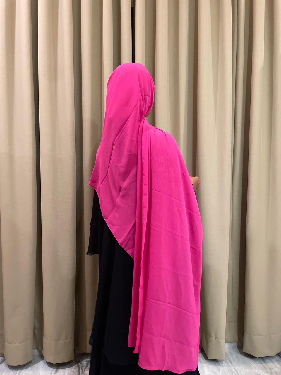 Crush Chiffon Hijab – Premium Quality | Made in UAE
