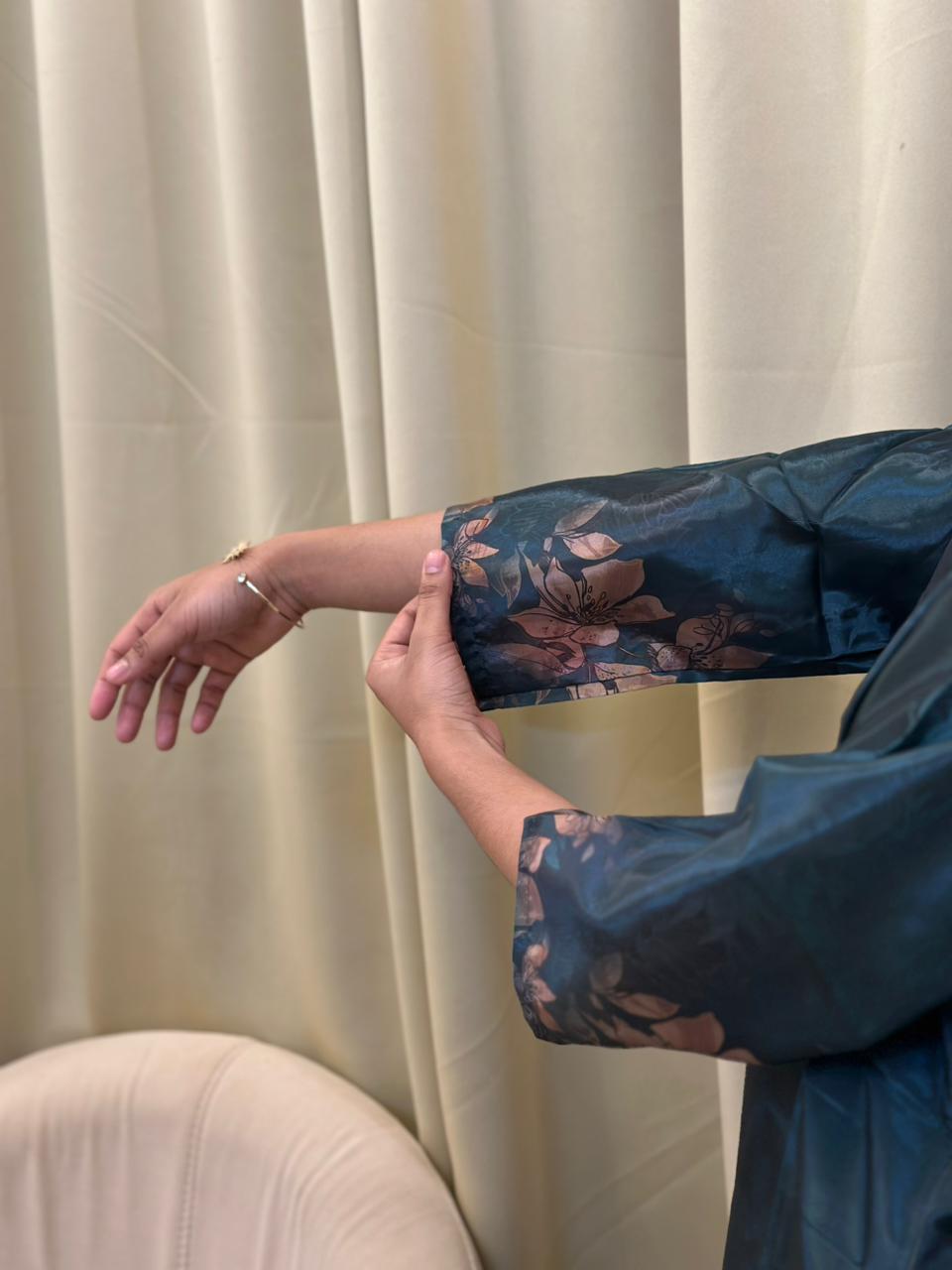 Elegant Digital Print Dress Set with Dupatta